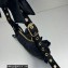Balenciaga Le Cagole Xs Shoulder Bag in Crushed Velvet 92718 Black