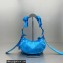 Balenciaga Le Cagole Xs Shoulder Bag in Crushed Velvet 92718 Blue