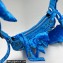 Balenciaga Le Cagole Xs Shoulder Bag in Crushed Velvet 92718 Blue