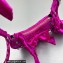 Balenciaga Le Cagole Xs Shoulder Bag in Crushed Velvet 92718 Fuchsia