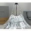 Balenciaga Le Cagole Xs Shoulder Bag in Fringed 92718 White