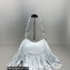 Balenciaga Le Cagole Xs Shoulder Bag in Fringed 92718 White