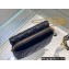 Dior Caro Pouch Bag in Supple Cannage Calfskin Black