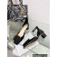 Dior Idylle Ballet Pumps in Grosgrain and Patent Calfskin Black 2023