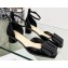 Dior Idylle Ballet Pumps in Grosgrain and Patent Calfskin Black 2023