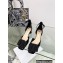 Dior Idylle Ballet Pumps in Grosgrain and Patent Calfskin Black 2023