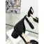 Dior Idylle Ballet Pumps in Grosgrain and Black Cotton Embroidered with Strass 2023