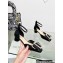 Dior Idylle Ballet Pumps in White Resin Pearls and Patent Calfskin Black 2023