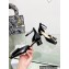 Dior Idylle Ballet Pumps in White Resin Pearls and Patent Calfskin Black 2023