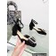Dior Idylle Ballet Pumps in White Resin Pearls and Black Cotton Embroidered with Strass 2023