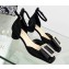 Dior Idylle Ballet Pumps in White Resin Pearls and Black Cotton Embroidered with Strass 2023