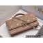 Lady Dior Top Handle Clutch Bag in Cannage Calfskin Nude