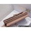 Lady Dior Top Handle Clutch Bag in Cannage Calfskin Nude