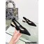 Dior J'Adior Slingback Ballerina Flats in Black Cotton Embroidered with Strass 2023