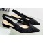 Dior J'Adior Slingback Ballerina Flats in Black Cotton Embroidered with Strass 2023