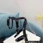 Versace Heel 11cm Buckle Straps Sandals Brushed Black 2022