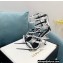 Versace Heel 11cm Buckle Straps Sandals Brushed White 2022