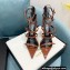 Versace Heel 11cm Buckle Straps Sandals Brushed Brown 2022