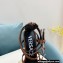 Versace Heel 11cm Buckle Straps Sandals Brushed Brown 2022