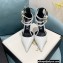 Versace Heel 11cm Buckle Straps Pin-Point Pumps Brushed White 2022