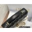 Lady Dior Top Handle Clutch Bag in Cannage Calfskin Black