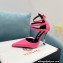 Versace Heel 11cm Buckle Straps Pin-Point Pumps Brushed Pink 2022