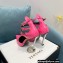 Versace Heel 11cm Buckle Straps Pin-Point Pumps Brushed Pink 2022