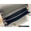 Lady Dior Top Handle Clutch Bag in Cannage Calfskin Black