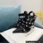 Versace Heel 11cm Stud-embellished Pumps Brushed Black 2022