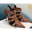 Versace Heel 11cm Stud-embellished Pumps Brushed Brown 2022