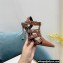 Versace Heel 11cm Stud-embellished Pumps Brushed Brown 2022