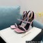 Fendi x Versace Heel 10.5cm Fendace embellished Sandals Satin Pink 2022