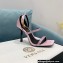 Fendi x Versace Heel 10.5cm Fendace embellished Sandals Satin Pink 2022