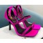 Fendi x Versace Heel 10.5cm Fendace embellished Sandals Satin Fuchsia 2022