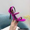 Fendi x Versace Heel 10.5cm Fendace embellished Sandals Satin Fuchsia 2022