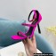 Fendi x Versace Heel 10.5cm Fendace embellished Sandals Satin Fuchsia 2022