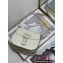 Dior Bobby Frame Bag in Box Calfskin White