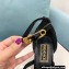 Fendi x Versace Heel 10.5cm Fendace Sandals Calfskin Black 2022