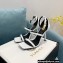 Fendi x Versace Heel 10.5cm Fendace Sandals Calfskin White 2022