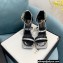 Fendi x Versace Heel 10.5cm Fendace Sandals Calfskin Silver 2022