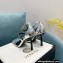 Fendi x Versace Heel 10.5cm Fendace Sandals Calfskin Silver 2022