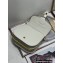 Dior Bobby Frame Bag in Box Calfskin White