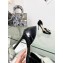 Dior Idylle Heeled Sandals in White Resin Pearls and Patent Calfskin Black 2023