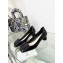 Dior Idylle Heel 3.5cm Ballet Pumps in Grosgrain and Patent Calfskin Black 2023