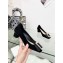 Dior Idylle Heeled Sandals in White Resin Pearls and Suede Black 2023