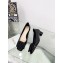 Dior Idylle Heel 3.5cm Ballet Pumps in Grosgrain and Patent Calfskin Black 2023