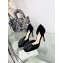 Dior Idylle Heeled Sandals in Grosgrain and Suede Black 2023