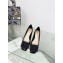 Dior Idylle Heel 3.5cm Ballet Pumps in Grosgrain and Patent Calfskin Black 2023