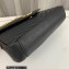 Saint Laurent college medium chain bag in quilted leather 600279/487213 Black/Gold