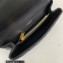 Saint Laurent college medium chain bag in quilted leather 600279/487213 Black/Gold
